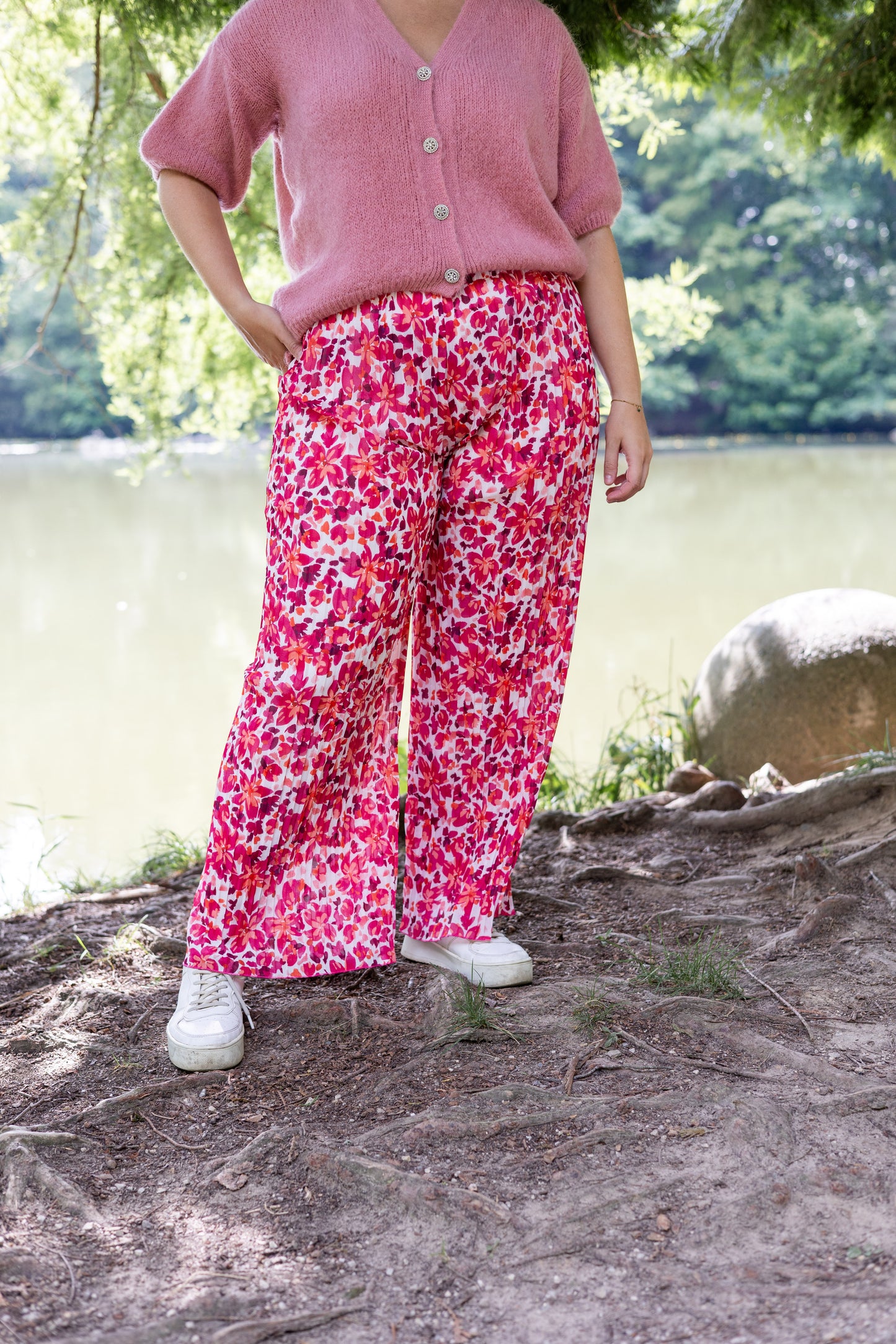 Pantalon fluide Fleur
