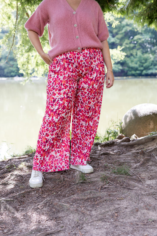 Pantalon fluide Fleur
