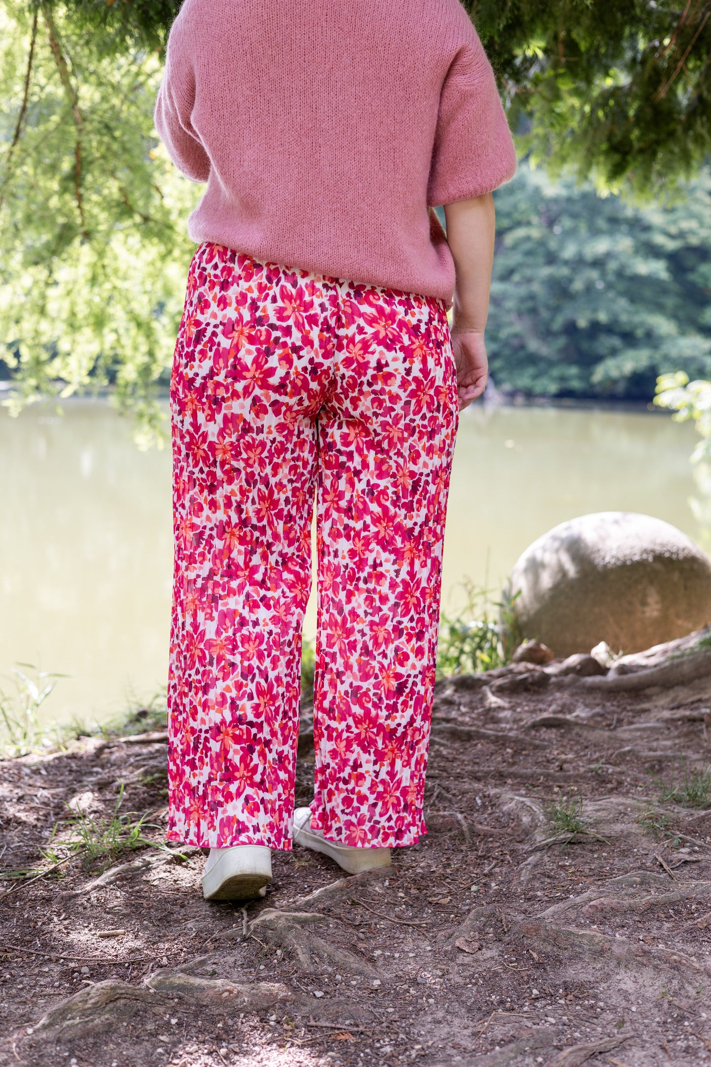 Pantalon fluide Fleur