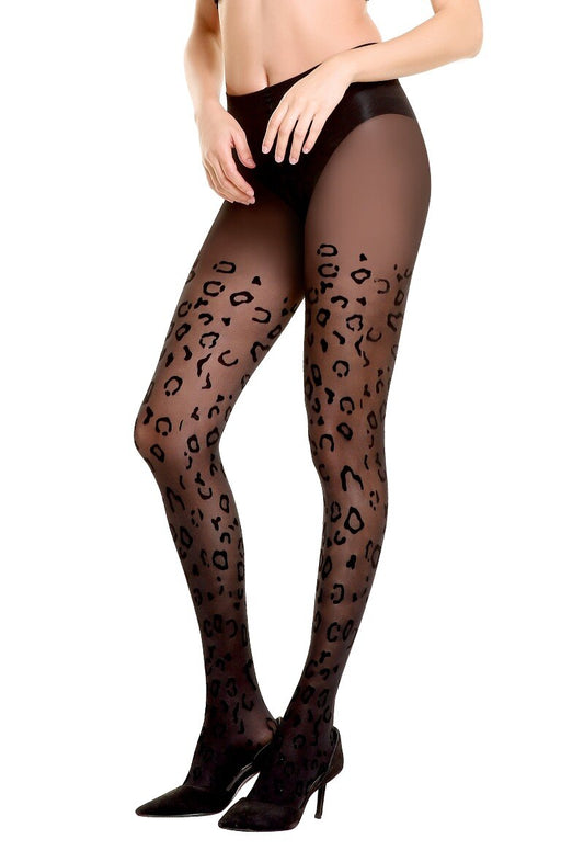 Collants Fantaisie Motifs Léopard